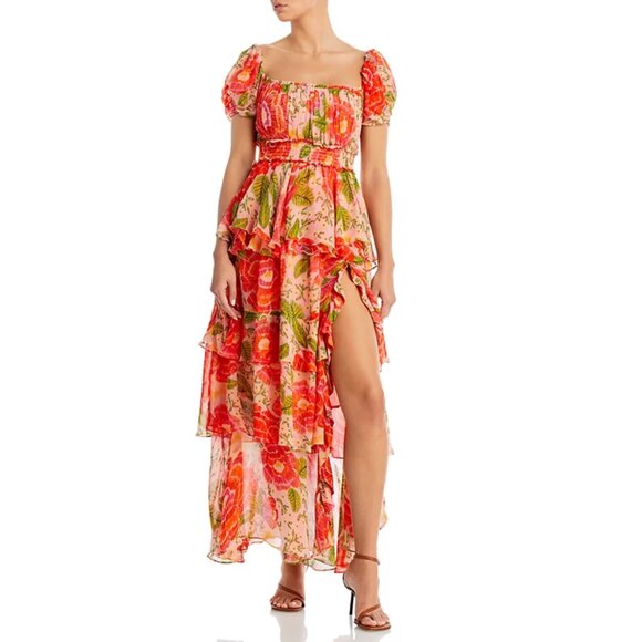 FARM Rio Blooming Floral Maxi Dress Colorful size L - Picture 1 of 10